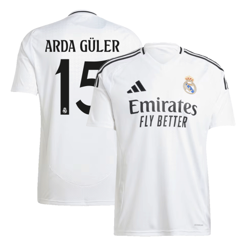 ARDA GLER #15 Real Madrid Home Soccer Jersey 2024/25