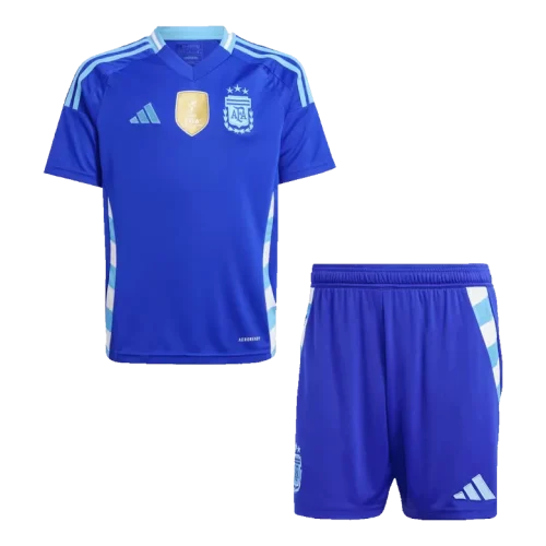 Argentina Away Kids Soccer Jerseys Kit 2024