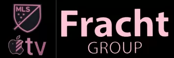 US$8.00 2025 Inter Miami MLS Away Badge & Apple TV(Black&Pink) & Fracht Group(Pink) +$8.00